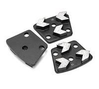 Generic Ensemble de Disques de Meulage pour Béton à Surface Lisse, Broyeur Diamant Trapézoïdal 16# Noir pour une Installation Facile