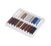 Generic Ensemble de Fils à Coudre en Polyester, Bobines Polyvalentes Solides et Durables pour L'artisanat, 20 Couleurs pour la Maison et les Voyages, 7,3 X 6 Pouces (Ensemble foncé de 20 couleurs)