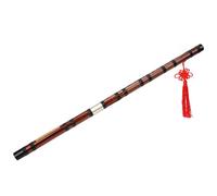 Generic Ensemble de Flûtes en Bambou, Flûte Professionnelle n D avec Accessoires pour Débutants, en Bambou Amer, 62 X 2,5 Cm
