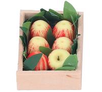 Generic Ensemble de Fruits Miniatures Pommes pour Maison de Poupée, Décoration Mignonne et Colorée pour Cuisine de Maison de Poupée 1:12 avec Argile écologique 1 unité