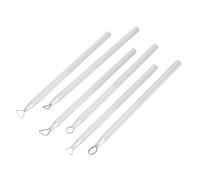 Generic Ensemble de Grattoirs à Sculpter en Argile, Outil de Modelage Fin pour le Gaufrage, la Sculpture et le Lissage, 6 Pièces pour les Amateurs de Sculpture, Matériau en Alliage D'aluminium