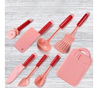 Generic Ensemble de Jouets de Cuisine éducatifs pour Enfants, 16 Pièces, Casseroles et Poêles Amusantes pour Les Tout-Petits, Accessoires de Cuisine pour à Faire Semblant, Conçus pour Les Mains des