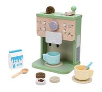 Generic Ensemble de Jouets de Machine à café Imaginatif pour Garçons et Filles, Favorise Le Jeu Dramatique, Option de e pour Les Vacances Matériau : Bois + ABS