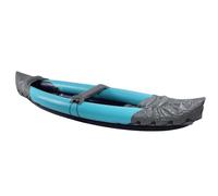 Generic Ensemble de Kayak Gonflable Portable en PVC Robuste pour Le Plaisir en Famille et Les Expéditions de Pêche (Personne Double)