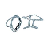 Generic Ensemble de Laisse de Harnais pour Chat de Style Japonais avec Bords Souples pour Plus de Confort et de sécurité pour Les Promenades Quotidiennes, Fourniture pour Animaux de Compagnie (M)