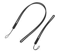 Generic Ensemble de Lanière Anti-Perte pour Caméra d'action, Dragonne en Silicone Souple avec Vis pour X3 X2 2, Kit Flexible et Robuste pour Les Amateurs D'aventure (Black)