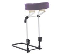 Generic Ensemble de Massage à Domicile avec Surmatelas, Cadre Ajustable, Oreiller Facial et Appui-tête En PU Ergonomique pour, La Récupération, La, Violet