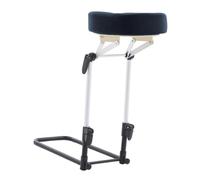 Generic Ensemble de Massage à Domicile avec Surmatelas, Cadre Ajustable, Oreiller Facial et Appui-tête En PU Ergonomique pour, La Récupération, La, Bleu Gris