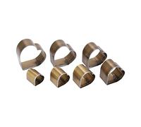 Generic Ensemble de Matrices de Découpe du Cuir, Moule de Découpe du Cuir en Acier à Haute Teneur en Carbone, Excellente Finition, Forme de Cœur, Opération Simple pour la Fabrication de Ceintures