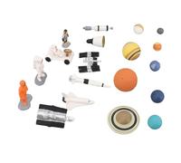 Generic Ensemble de Modèles de 9 Planètes du Système Solaire, Figurine de Satellite de Fusée Spatiale, Jouet éducatif Scientifique de l'univers pour Enfants