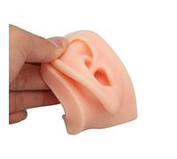 Generic Ensemble de Modèles de Nez et de Bouche en Silicone pour la Pratique du Perçage avec Affichage des Oreilles, Simulation Réaliste pour les Débutants, Matériau en Silicone Portable et Durable,