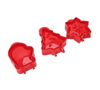 Generic Ensemble de Moules à de Poche en Forme D'étoile D'arbre de Noël, Presseur de Pâte Facile à Nettoyer pour les Amateurs de Pâtisserie pour Diverses Fêtes à Thème