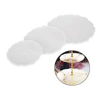 Generic Ensemble de Moules de Plateau de Fruits Irréguliers pour L'artisanat de Bricolage, Moule de Plateau en Silicone, 3 Pièces, Parfait pour les Goûters et la Décoration Intérieure