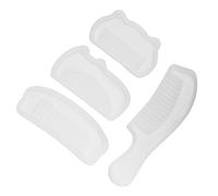 Generic Ensemble de Moules en Silicone Peigne, 4 Pièces Outils Créatifs de Fabrication de Bijoux en Résine époxy, Parfaits pour la Fabrication D'accessoires Uniques, Matériau en Silicone