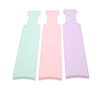 Generic Ensemble de Palettes de Teinture de Balayage incurvé, Kit de Planche de Coloration de Reflets de Cheveux 3 Pièces avec Prise Confortable, Idéal pour une Utilisation en Salon