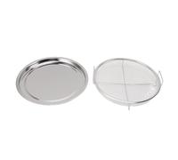 Generic Ensemble de Paniers à Friteuse en Acier Inoxydable pour une Cuisine Plus Saine - Bac à Légumes pour Poisson, Chips et Pizza - Convient pour le Gril du Four - 30 Cm / 11,8 Pouces - 1 X Panier