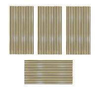 Generic Ensemble de Panneaux Insonorisants Flexibles 3D pour Salles de Musique, Salles de Pratique, Cinéma Maison, 4 Pièces