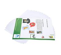 Generic Ensemble de Papier de Transfert par Presse à Chaud pour Vêtements en Coton/polyester 10 Pièces Papier de Transfert de Couleur Claire pour de Chaleur de T-shirt, pour Imprimantes