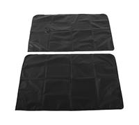 Generic Ensemble de Pare-Soleil de Fenêtre de Voiture, Blocage Efficace de la Chaleur et de L'éblouissement Noir pour Les Voitures, Protection UV en Polyester 2 Pièces (Dernier Rang)
