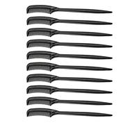Generic Ensemble de Peignes à Cils en Plastique Portables, Dents de Brosse Lisses, Poignée Ergonomique, 10 Pièces pour les Amateurs de Maquillage
