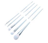 Generic Ensemble de Pinceaux de Maquillage Professionnels, 10 Pinceaux Synthétiques Doux pour le Fond de Teint et le Maquillage des Yeux, Parfaits pour une Application Quotidienne et les Voyages