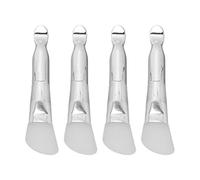 Generic Ensemble de Pinceaux pour Masque Facial, Hygiène, Manche en Aluminium en Silicone Souple pour Hydrater, Scène Applicable, Soins de la Peau, 4 Pièces