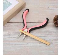 Generic Ensemble de Pinces en Acier Inoxydable pour Extensions de Cheveux, Poignée Ergonomique Antidérapante pour la Coiffure et la Coiffure, 1 X Pince, 1 X Aiguille à Crochet