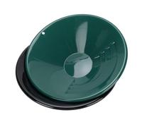 Generic Ensemble de Poêles Dorées Légères de 26,5 Cm avec Filetage à 90 ° pour Débutants, Kit de Poêles de Lavage en or Robuste pour les Aventures en Plein Air, Vert Noir, adapté aux Amateurs de Mines