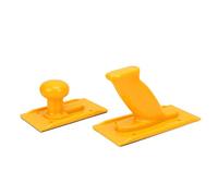 Generic Ensemble de Poignées de Poussée pour le Travail du Bois, Bloc Poussoir de sécurité Antidérapant Durable pour Scie à Table, Routeur, Scie à Ruban, Raboteuse, Jaune 2 Pièces pour Atelier de