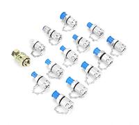 Generic Ensemble de Points de Test Hydrauliques Compacts de 14 Pièces pour la Mesure de la Pression et L'échantillonnage D', Matériau en Acier Robuste, Facile à Utiliser