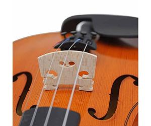 Generic Ensemble de Ponts de Violon en érable de qualité Supérieure pour les Apprenants D'instruments, 5 Pièces avec Finition Lisse et Design Professionnel (Jeu de cinq gammes de violon 1/8)
