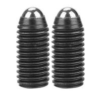Generic Ensemble de Positionnement Durable en Acier au Carbone, Piston à Bille M12, Piston à Ressort pour Dispositifs Mécaniques et Pinces, 10 Pièces (M12 * 25 (10 pièces))
