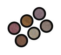 Generic Ensemble de Poudre pour Nail Art, Poudre de Pigment pour Ongles, Belles Paillettes Attrayantes, Bricolage Sûr, 6 Couleurs, 6 Pièces pour Fête