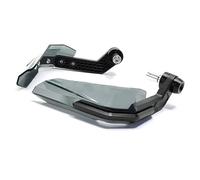 Generic Ensemble de Protège-mains de Moto - Protecteurs Haute Résistance Résistants aux Chocs pour VTT, Dirt Bike, Ajustement Universel, 2 Unités, Aluminium T6 et Plastique ABS (BLACK)