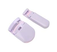 Generic Ensemble de Recourbe-cils Mignon Grand Angle avec Coussinet en Silicone de Remplacement pour Femmes et Filles, Outil de Recourbe-cils Portable Léger Améliorant le Maquillage 2 Pièces (PURPLE)