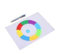 Generic Ensemble de Règles de Dessin en Spirale, Surface Lisse pour Peinture Artistique pour Enfants, Stylo 6 Couleurs, Cultiver L'imagination pour les Enfants de Plus de 8 Ans, Fourniture de