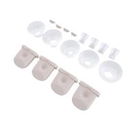 Generic Ensemble de Remplacement de Tire-Lait Portable en Silicone Souple, 4 Diaphragmes, 4 Valves à Bec de Canard, 5 Inserts de Bride pour une Expression Efficace du Lait