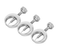 Generic Ensemble de Sélecteurs D'aiguilles de Manomètre, Extracteur D'aiguilles en Acier Inoxydable pour L'entretien des Compteurs D'eau, Conception de Rainures en Forme de U, 3 Pièces de Sélecteurs