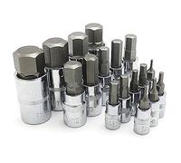 Generic Ensemble de SOCKET Hexagonal, les Ensembles de Clés ALLEN 34 Pcs Impact Intérieur Bit Hex Bit Sett ALLEN CLACE SOCKET SET STOCKER CASE 1/2in 1/4in 3/8in Noix de Noix Adaptateur Power Tool