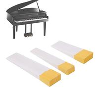 Generic Ensemble de Sourdine en Feutre pour Piano, 3 Tailles, Outil de Réglage de Piano en Feutre, Doux pour l'isolation des Cordes, Orange Blanc, pour les Techniciens de Réparation d'accordeurs de