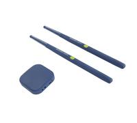 Generic Ensemble de Tambour à Air Portable sans Fil, avec Reconnaissance de Détection de Mouvement 3D, pour Enfants et Adultes, Cadeaux Débutants, Matériau ABS (BLUE)
