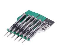 Generic Ensemble de Tournevis de Précision, Micro-tournevis à œil Kit de Réparation de Verre d'œil 6PCS Star Twurviver Repair Tool Kit pour les Lunettes, la Montre, l'ordinateur, l'ordinateur (T7)