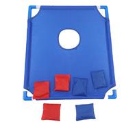 Generic Ensemble de Trous de Corn Portable en Plastique, Amélioration de la Coordination de la Main -Eye de la Plage Portable Plage de Trou de Grain pour Camping pour Le Camping (Blue)