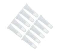 Generic Ensemble de Tubes de Brillant à Lèvres Professionnels de 15ml, Récipient Portable de Baume à Lèvres en PVC pour Cosmétiques, 10 Pièces pour Usage Domestique et en Magasin