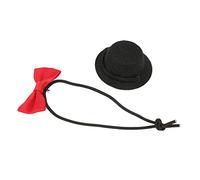 Generic Ensemble de Vêtements de Saint-Valentin pour Reptile, Lézard Réglable, pour Dragon Barbu, Hamster, Cochon d'Inde, Chapeau en Feutre Respirant, Nœud Papillon pour Prise de Vue Photo (Chapeau