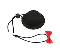 Generic Ensemble de Vêtements de Saint-Valentin pour Reptile, Lézard Réglable, pour Dragon Barbu, Hamster, Cochon d'Inde, Chapeau en Feutre Respirant, Nœud Papillon pour Prise de Vue Photo (Chapeau