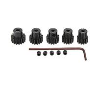 Generic Ensemble D'engrenages de Moteur RC Engrenage à Pignon Haute Résistance 32DP 0,8 M pour Engrenage de Pignon de Moteur de Voiture 1/10 RC pour, Acier au -molybdène 5 Pièces