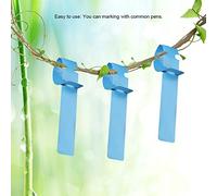 Generic Ensemble D'étiquettes pour Piquets de Plantes, 100 Pièces, étiquettes de Plantes Durables et Imperméables pour Plateaux de Semences, Pots, Blanc/bleu/rose, 8,27 X 0,79 Pouces, Marqueur (BLUE)