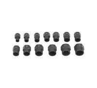 Generic Ensemble D'extracteurs D'écrous à Percussion Kit D'outils de Retrait de Boulons et D'écrous Solides avec Surface en Oxyde Noir, Extrait les Vis Endommagées 13 Pièces pour la Mécanique et