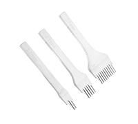 Generic Ensemble D'outils à Griffes de Poinçon en Acier Tranchant pour L'artisanat du Cuir, Ciseau à Coudre en 3 Tailles pour les Artisans du Cuir, 2/5/10 (Espacement 2,7 mm)